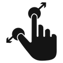 Zoom Gesture icon