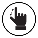 Zoom Gesture icon