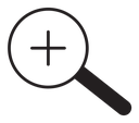 Zoom in icon