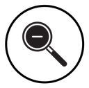 Zoom out icon