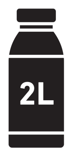 2L Bottle black filled icon