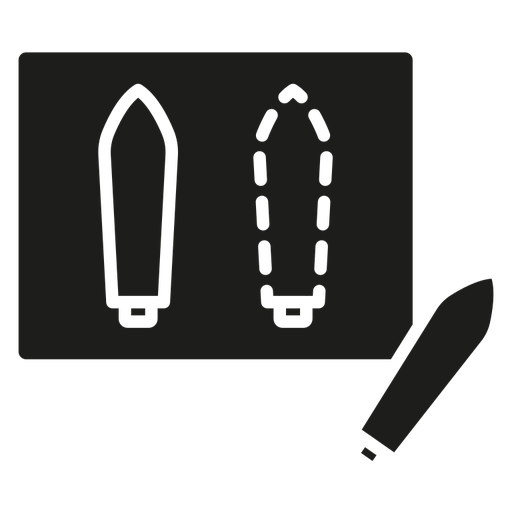 Suppository Blister Pack black filled icon