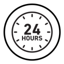 24 hours icon