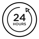 24 hours icon