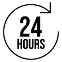 24 Hours Circular Arrow icon