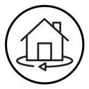 360 degree house icon
