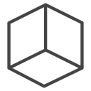 3D Isometric Cube icon