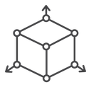 3D modeling icon