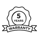 5 year Warranty icon