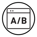 A B test icon