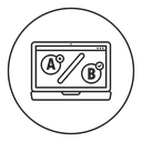 AB testing 2 icon