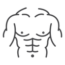 Abs Black Outline icon