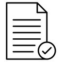 Accept Document Checkmark icon