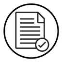 Accept document icon