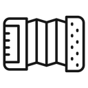 Accordion Black Outline icon