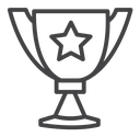 Achievement Black Outline icon