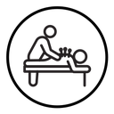 Acupuncture therapy icon