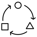 Adaptation Black Outline icon