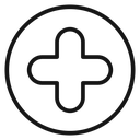Add Black Outline icon