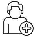 Add a new user icon