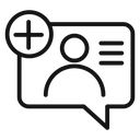 Add chat icon