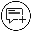 Add Chat Bubble icon