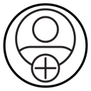 Add User Circle icon