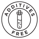 Additives Free Black Outline icon