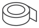 Adhesive tape Black Outline icon