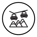 Aerial tramway icon