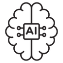 AI brain icon