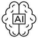 AI brain icon