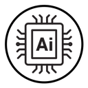 AI chip icon