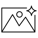 Ai photo generate icon