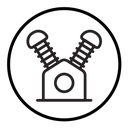 Air compressor pump icon