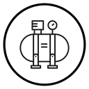 Air compressor pump icon