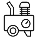 Air compressor pump icon