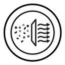 Air purification icon