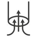 Air suction icon