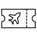 Airline ticket icon