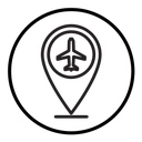 Airport location icon