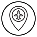 Airport location icon