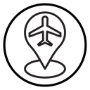 Airport location icon