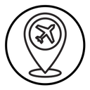 Airport location icon