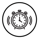 Alarm clock icon
