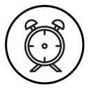 Alarm clock icon