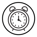 Alarm clock icon