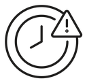 Alarm exclamation icon