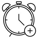 Alarm plus icon