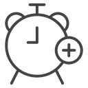 Alarm plus icon